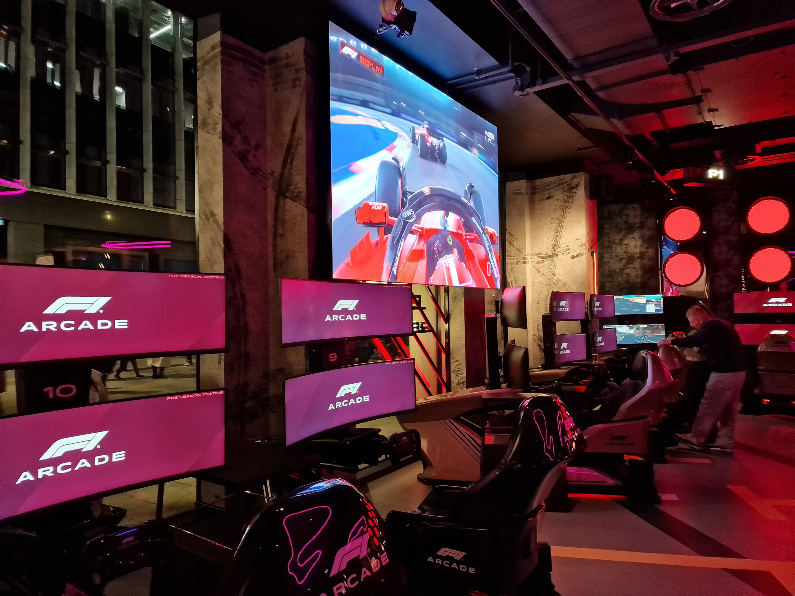 F1 Arcade Birmingham Simulator Setup